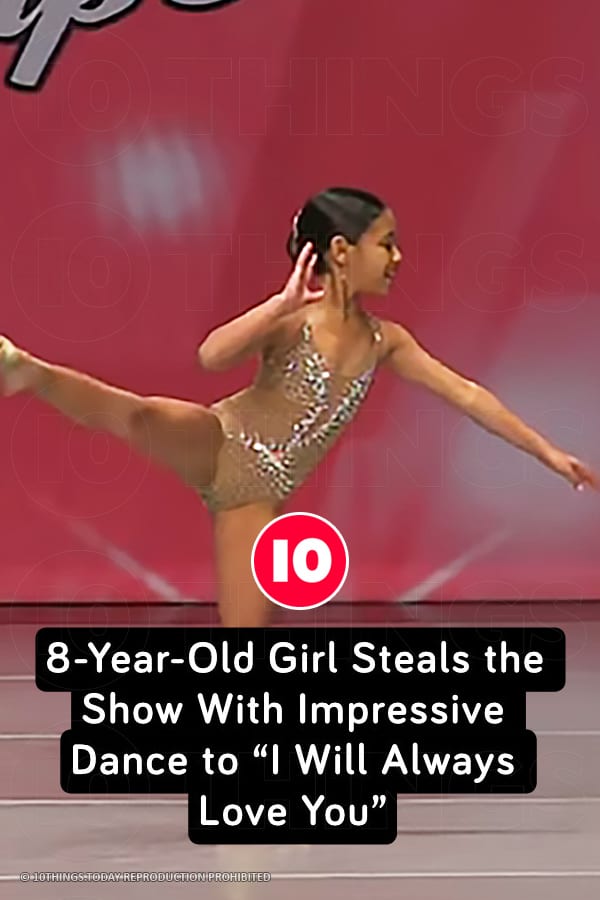 8-Year-Old Girl Steals the Show With Impressive Dance to “I Will Always Love You”
