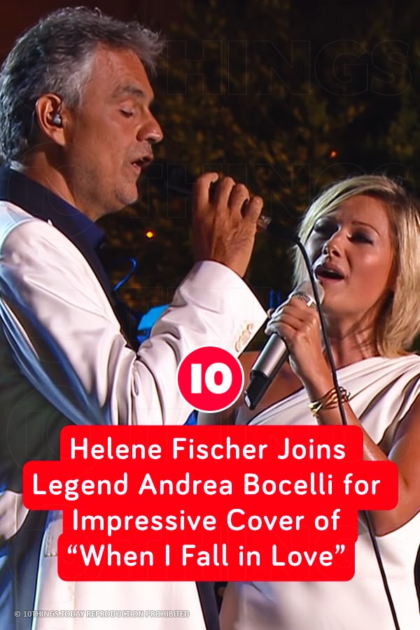 Helene Fischer Joins Legend Andrea Bocelli for Impressive Cover of “When I Fall in Love”
