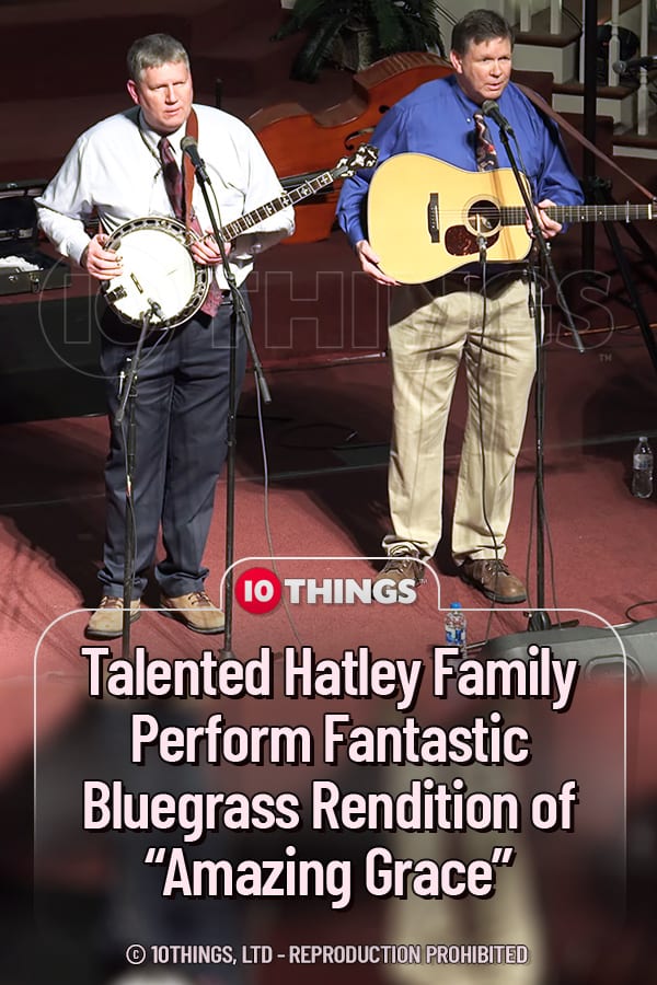 Talented Hatley Family Perform Fantastic Bluegrass Rendition of “Amazing Grace”