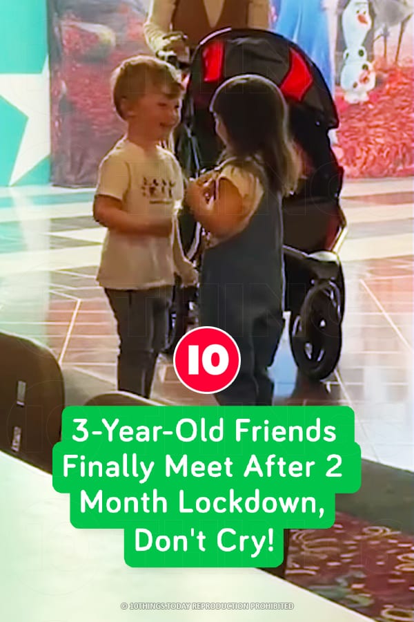 3-Year-Old Friends Finally Meet After 2 Month Lockdown, Don\'t Cry!