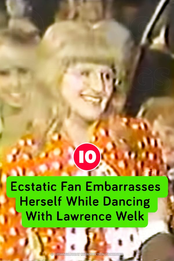 Ecstatic Fan Embarrasses Herself While Dancing With Lawrence Welk