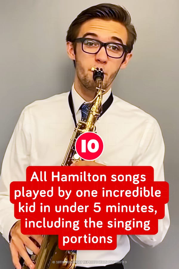 All Hamilton songs played by one incredible kid in under 5 minutes, including the singing portions
