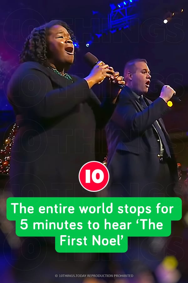 The entire world stops for 5 minutes to hear ‘The First Noel’