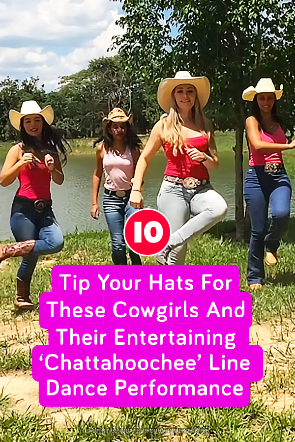 Tip Your Hats For These Cowgirls And Their Entertaining ‘Chattahoochee’ Line Dance Performance